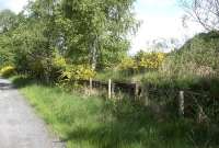 Remains of the wooden Aberfeldy branch platform at Ballinluig - take 2 - 2003.<br><br>[John Furnevel //2003]