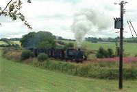 No 17 hauling a loaded coal train to the exchange sidings at Bedlay.<br><br>[Andy Kirkham //]