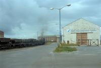 A permanent way train at Ardrossan Harbour on the tracks which formerly ran to the western breakwater.<br><br>[Andy Kirkham //]