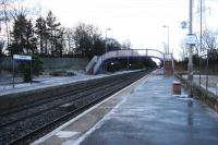 A cold February day at Addiewell in 2006 - much too cold to wait for a train to appear!<br><br>[John Furnevel 13/02/2006]