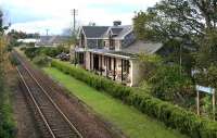 The former Alves station looking west from the road bridge in November 2005.<br><br>[John Furnevel 02/11/2005]