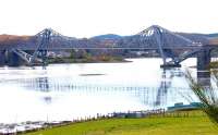 Connel Ferry Bridge from the north shore looking west in April 2005.<br><br>[John Furnevel 15/04/2005]