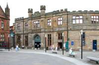 The striking station building at Paisley Gilmour Street in 2005.<br><br>[John Furnevel 30/07/2005]