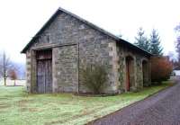 Old goods shed, Stobo, December 2005.<br><br>[John Furnevel 02/12/2005]