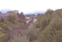 Dalmally looking east from the road overbridge, Summer 1982<br><br>[John Gray //1982]