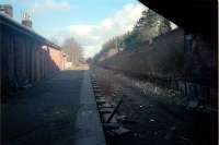 Looking east at Bridge of Weir a few years after closure.<br><br>[Ewan Crawford //]