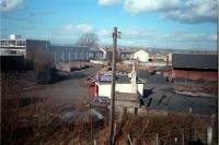 Bridge of Weir goods shed (right) and coal yard.<br><br>[Ewan Crawford //]