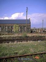 Sadly the yard at Stranraer Town, so busy in the 1980s, now rusts. Access by kind permission of Railtrack.<br><br>[Ewan Crawford 4/5/2002]