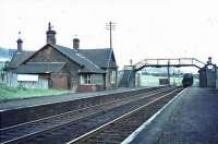 Black 5 44887 runs light southbound through Lamington station in September 1964, some three months prior to closure.<br><br>[John Robin 26/09/1964]