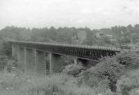On the NB line from Shettleston to Hamilton. Public footpath ran through the girders.<br><br>[John Robin 02/07/1963]
