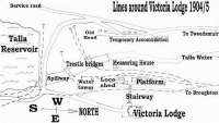 Lines around Victoria Lodge 1904/5.<br><br>[John Furnevel 01/02/2006]