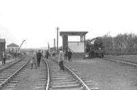 42737 with 'Scottish Rambler no 3' at Wilsontown on 29 March 1964.<br><br>[John Robin 29/03/1964]