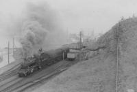 78054 leaves Banff for Tillynaught.<br><br>[John Robin 22/08/1963]