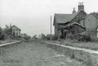 Drymen station at Croftamie looking towards Balloch.<br><br>[John Robin 08/07/1963]