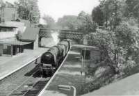 46238 <I>City of Carlisle</I> heads north through Cambuslang with a train for Glasgow Central in June 1963.<br><br>[John Robin 01/06/1963]