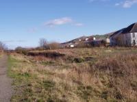 Remains of the platform at the former Girvan (old) terminus.<br><br>[William Tollan 09/02/2006]