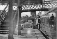 80063 is ready to leave Crieff with last train to Comrie<br><br>[John Robin 04/07/1964]