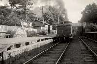 Killearn Station. Ex N.B.R. 0.6.0 64598 Aberfoyle Bound.<br><br>[G H Robin collection by courtesy of the Mitchell Library, Glasgow 18/09/1951]