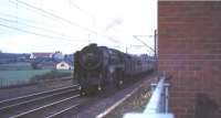 Britannia Pacific 70007 <I>Coeur-de-Lion</I> passes Newton Box in 1964 with a down express.<br><br>[John Robin 26/07/1964]