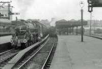 44960 for Inverness and 44998 for Aberdeen at Buchanan Street.<br><br>[John Robin 16/08/1963]