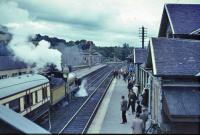 Jones Goods heading for Inverness with old shed in the background.<br><br>[John Robin 21/08/1965]