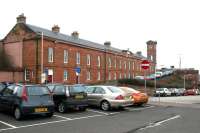 The classic lines of Kilmarnock station looking south in March 2006.<br><br>[John Furnevel 27/03/2006]