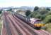 Freight trains meet at Saughton Junction.<br><br>[Ewan Crawford //]
