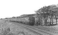 A Swindon built DMU approaching West Kilbride from the north on 24 May 1960 with a Largs - St Enoch service. [Ref query 1095] <br><br>[G H Robin collection by courtesy of the Mitchell Library, Glasgow 24/05/1960]