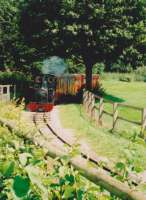 The 15 inch gauge MPLR operated from 1989 to 2016. It is currently derelict, with some track lifted. 0-4-2T Markeaton Lady now operates on the Evesham Vale Light Railway, where it has been renamed Monty.<br><br>[Ken Strachan 29/07/2007]