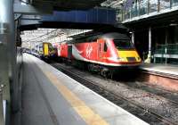 The Virgin Trains East Coast 0755 Inverness - London Kings Cross <I>Highland Chieftain</I> HST service arriving at Waverley on 24 March 2017.<br><br>[John Furnevel 24/03/2017]