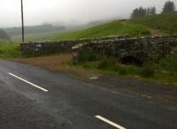 The old Saughtree station is accessed via a rough track off the B6357. I think we can define its location as being 'off the beaten track'.<br><br>[Ken Strachan 10/07/2015]