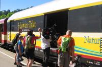 4445: The bike van on a westbound Hohenzollerische Landesbahn<br>
Naturpark-Express service, seen at Sigmaringen on 11th June 2017.<br><br>[David Spaven 11/06/2017]