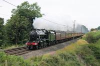 The second <I>Fellsman</I> excursion of 2017 was hauled by 8F 2-8-0 48151, seen here at Bay Horse heading for Preston with the outward leg on 25th July 2017. <br><br>[Mark Bartlett 25/07/2017]