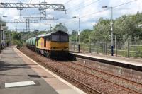 60095 passing through Kirkwood with the empty  tanks from Prestwick B.P.Oil to Grangemouth Ineos.<br><br>[Alastair McLellan 28/07/2017]