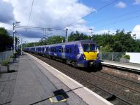 An Edinburgh service pulls into Carntyne on 5 August.<br><br>[David Panton 05/08/2017]