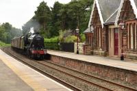 LMS 8F 2-8-0 48151 with the nortbound <I>Fellsman</I> passing through Armathwaite at 1250 hours on Tuesday 25 July 2017.<br>
<br><br>[Peter Todd 25/07/2017]