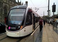 The crew changes ends at York Place. Due to chronic congestion, it had taken us some 22 minutes to get here from Princes Street.<br><br>[Ken Strachan 04/08/2017]