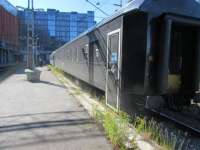 Weeds at sleeper arrival platform in Stockholm!<br><br>[John Yellowlees 21/07/2017]