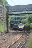 320411 approaching Blairhill station with a Airdrie to Balloch service on 3rd August 2017.<br>
<br><br>[Alastair McLellan 03/08/2017]