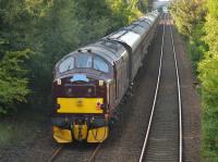 37685 on the rear of the SRPS Borders Railway excursion, returning from Tweedbank on 20th August 2017. The train has just passed Dysart.  <br><br>[Bill Roberton 20/08/2017]