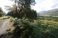 Ambling down to the former Killin Junction station on the 'mainline'. The Killin Railway is below.<br><br>[Ewan Crawford 19/08/2017]