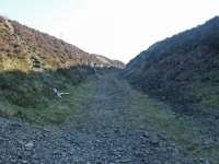 View looking to Wanlockhead from Glengonnar station in May 2003. The buffer is behind the camera.<br><br>[Ewan Crawford 07/05/2003]