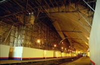 The somewhat dark interior of Queen Street during the major re-glazing of 1999.<br><br>[Ewan Crawford //1999]