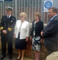 The unveiling of a commemorative Jellicoe Express plaque at Galashiels on 27/08/2017. <a target=external href=http://www.bordertelegraph.com/news/15508952.Plaque_installed_to_mark_the_centenary_of_the_Jellicoe_Express/>Border Telegraph</a>