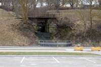 Inspired by Charlie'e excellent images, here is one of the only bit of railway I could find in Visby - an old bridge. <a target=external href=http://www.gotlandstaget.se/train-history/>Gotland Railway History</a><br><br>[Colin Miller 23/07/2017]