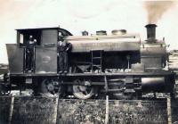 Barclay 0-6-0 Saddle tank shunting at Canderrigg Colliery Netherburn.<br>
Photograph donated from ex family member for album.<br><br>[Gordon Steel //1930]