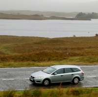 The NELPG support car suffers a broken clutch near Black Mount on Rannoch Moor.<br><br>[Alan Hardie 14/08/2017]