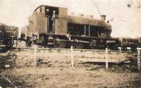 Barclay 0-6-0 Saddle tank shunting at Canderrigg Colliery Netherburn.<br>
Photograph donated by ex family member whose Father was the driver.<br><br>[Gordon Steel //1930]