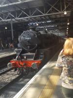 Borders steam train at Waverley on 27/08/2017.<br><br>[John Yellowlees 27/08/2017]