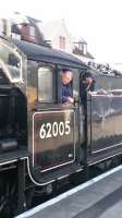 NELPG chairman, railway photographer and author, looks chuffed to bits as he sets off with the Jacobite on his 72nd birthday (09/08/17).<br><br>
<br><br>
I would be interesting if anyone has photograph  of the morning Jacobite outbound on sat 12/08/17 or the morning return from Mallaig on sun 13/08/17, I’d love to see them as I fired outbound on the Saturday and inbound on the Sunday. The photos will probably include black smoke or the safety valves lifting!<br><br>[Alan Hardie 09/08/2017]